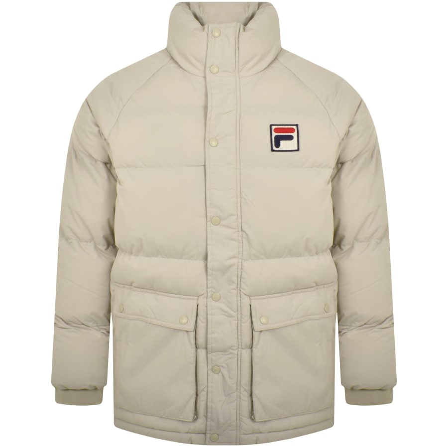 Fila Vintage Aspen Archive Puffa Jacket Beige Mainline Menswear Ireland